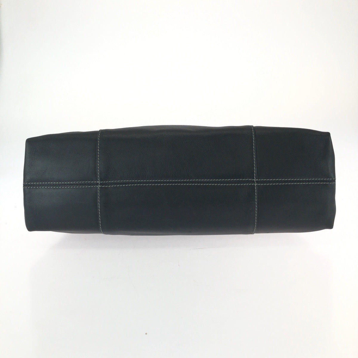 25904
BVLGARI ブルガリ ヴィンテージ 2way ブラック 黒 シルバー金具 レザー トートバッグ ショルダーバッグ レディース AB22
