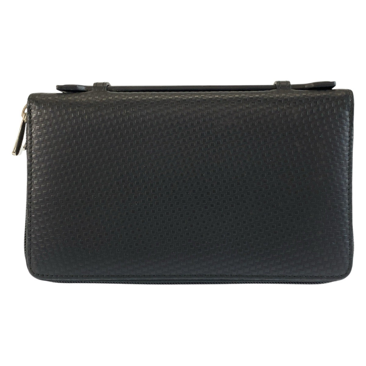 25908
Dunhill ダンヒル マイクロディーエイト ブラック 黒 シルバー金具 レザー 長財布 オーガナイザー トラベルケース メンズ ABP21