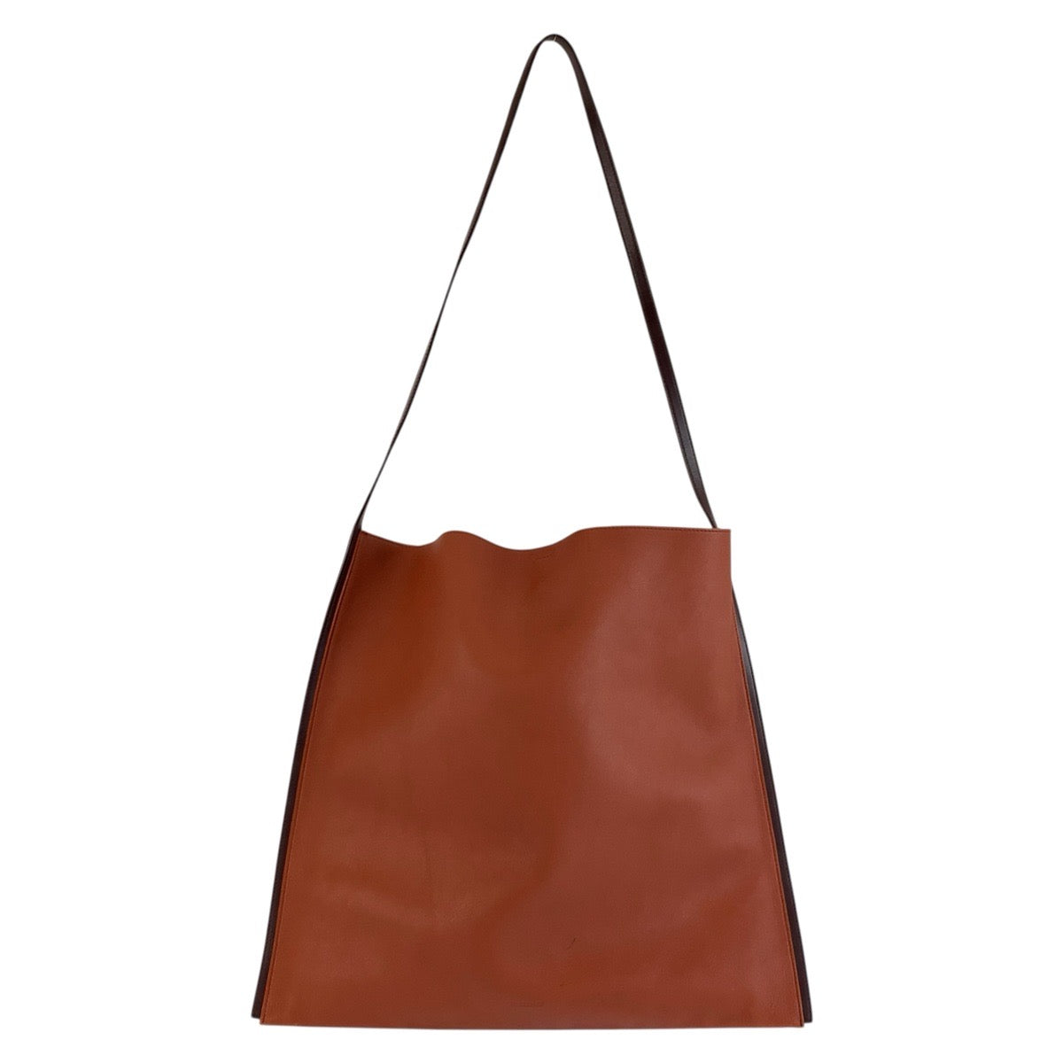 25919
JIL SANDER ジルサンダー ブラウン レザー ショルダーバッグ トートバッグ レディース AB28