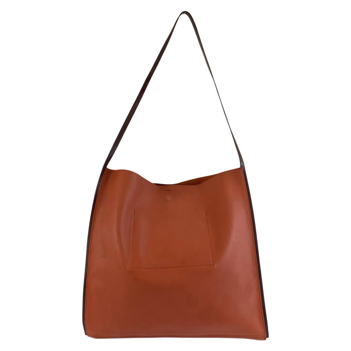 25919
JIL SANDER ジルサンダー ブラウン レザー ショルダーバッグ トートバッグ レディース AB28