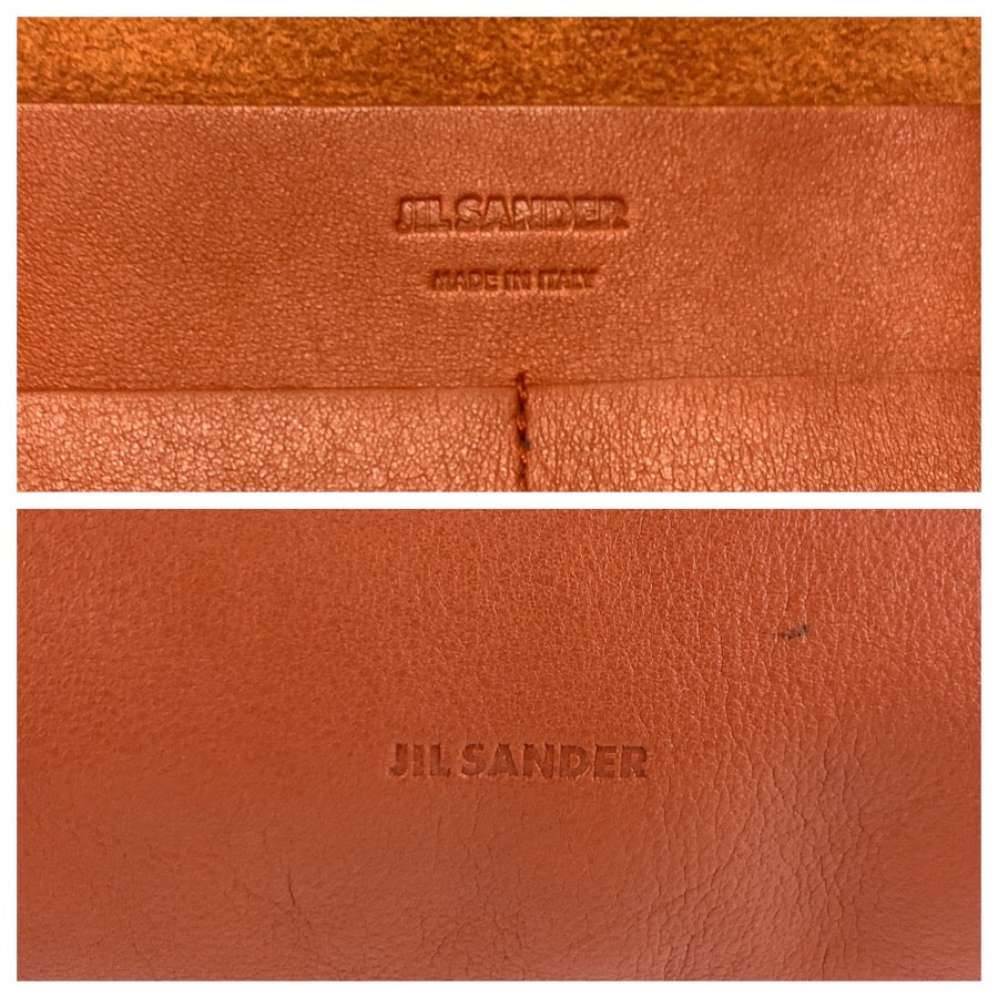 25919
JIL SANDER ジルサンダー ブラウン レザー ショルダーバッグ トートバッグ レディース AB28