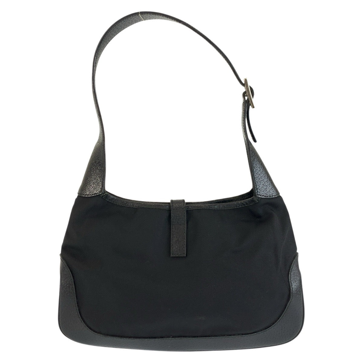 25925
GUCCI グッチ ジャッキー ブラック 黒 シルバー金具 ナイロン / レザー 0013735 ハンドバッグ ショルダーバッグ レディース AB38