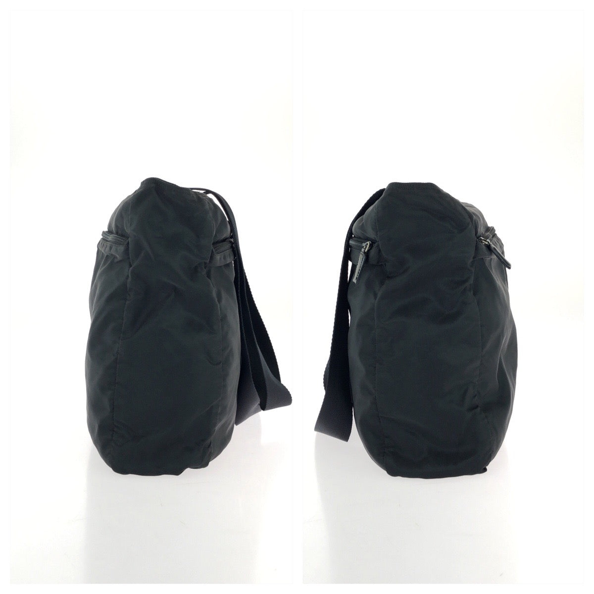 25930
PRADA プラダ テスート 三角ロゴプレート ブラック 黒 シルバー金具 ナイロン トートバッグ ショルダーバッグ レディース ABP35
