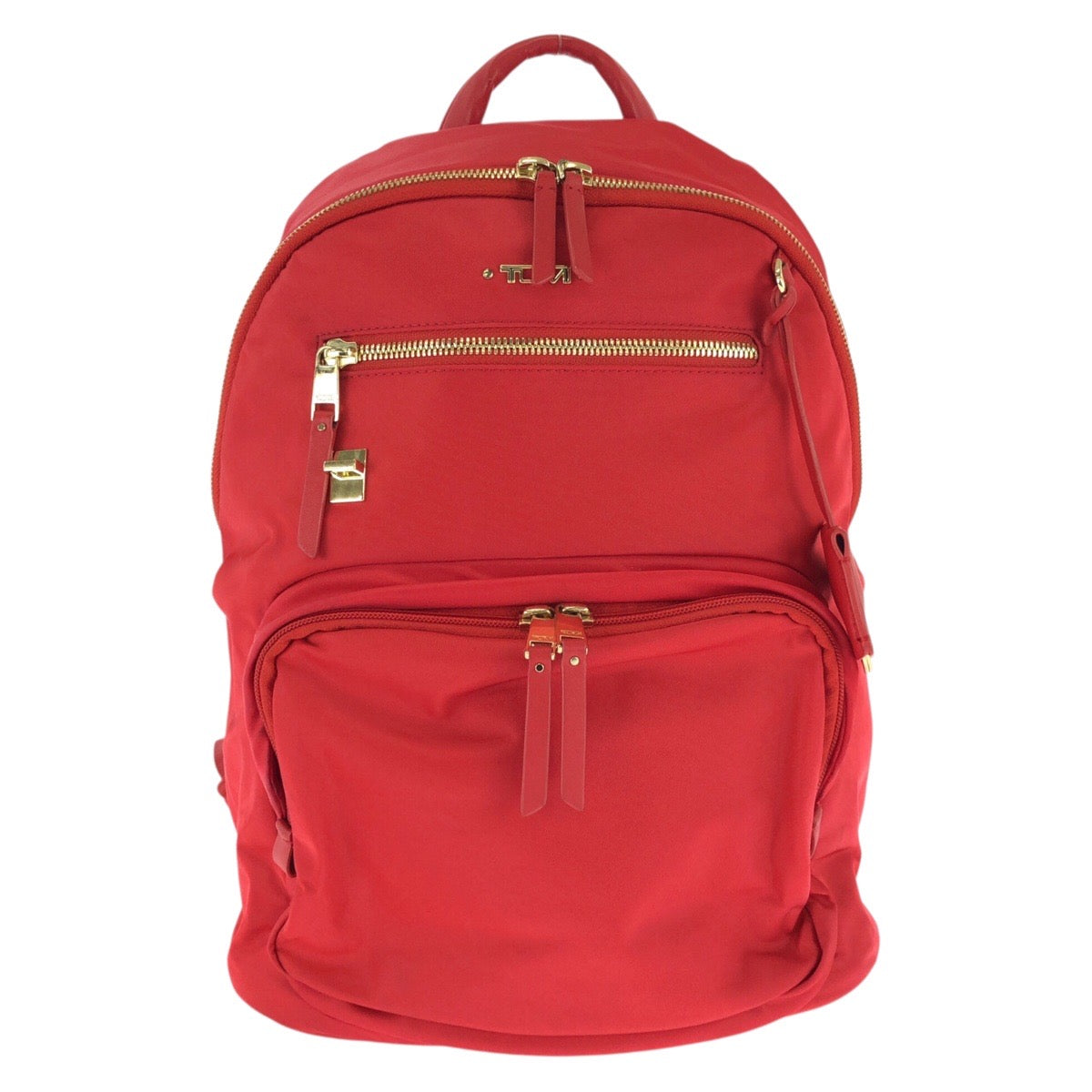 25934
TUMI トゥミ ヴォヤジュール ハーゲン レッド ゴールド金具 ナイロン / レザー 109965 リュックサック バックパック レディース ABP16