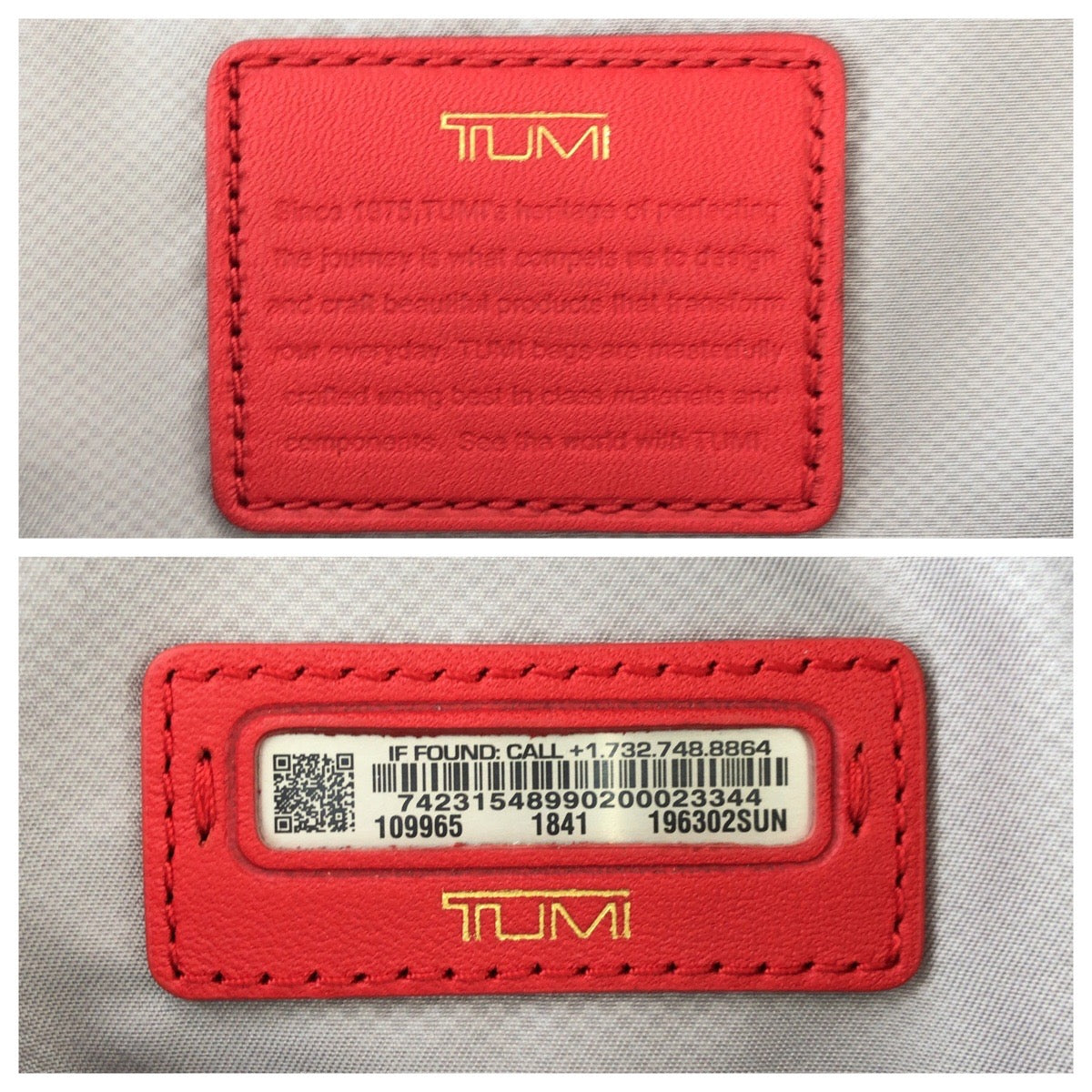 25934
TUMI トゥミ ヴォヤジュール ハーゲン レッド ゴールド金具 ナイロン / レザー 109965 リュックサック バックパック レディース ABP16