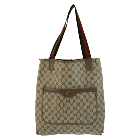 25935
GUCCI グッチ ヴィンテージ シェリーライン ベージュ GGスプリームキャンバス 3902 003 トートバッグ ショルダーバッグ レディース B16