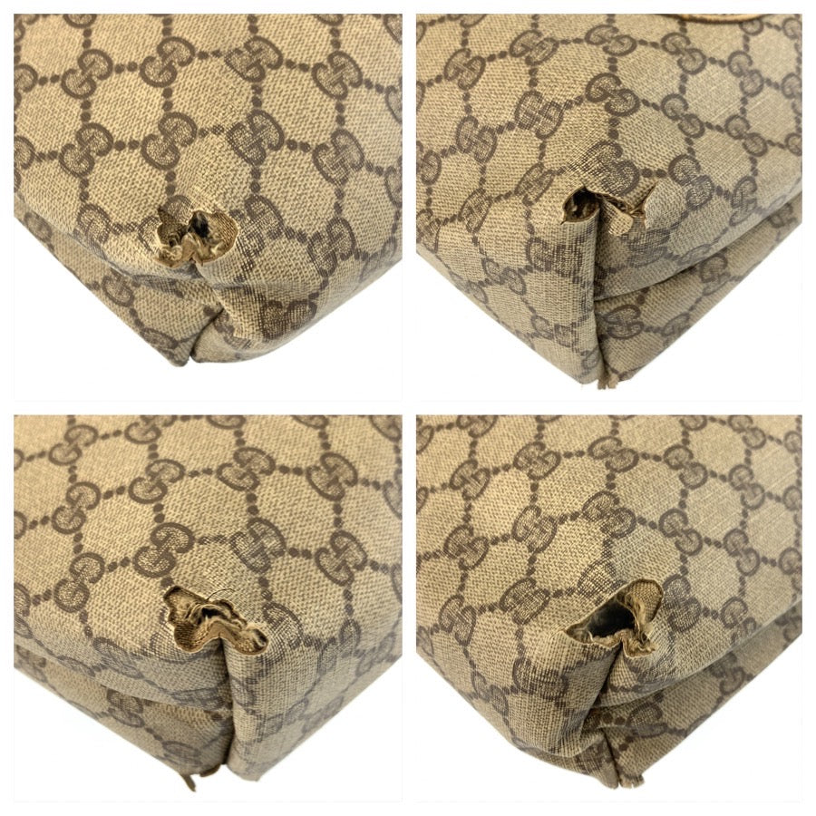 25935
GUCCI グッチ ヴィンテージ シェリーライン ベージュ GGスプリームキャンバス 3902 003 トートバッグ ショルダーバッグ レディース B16