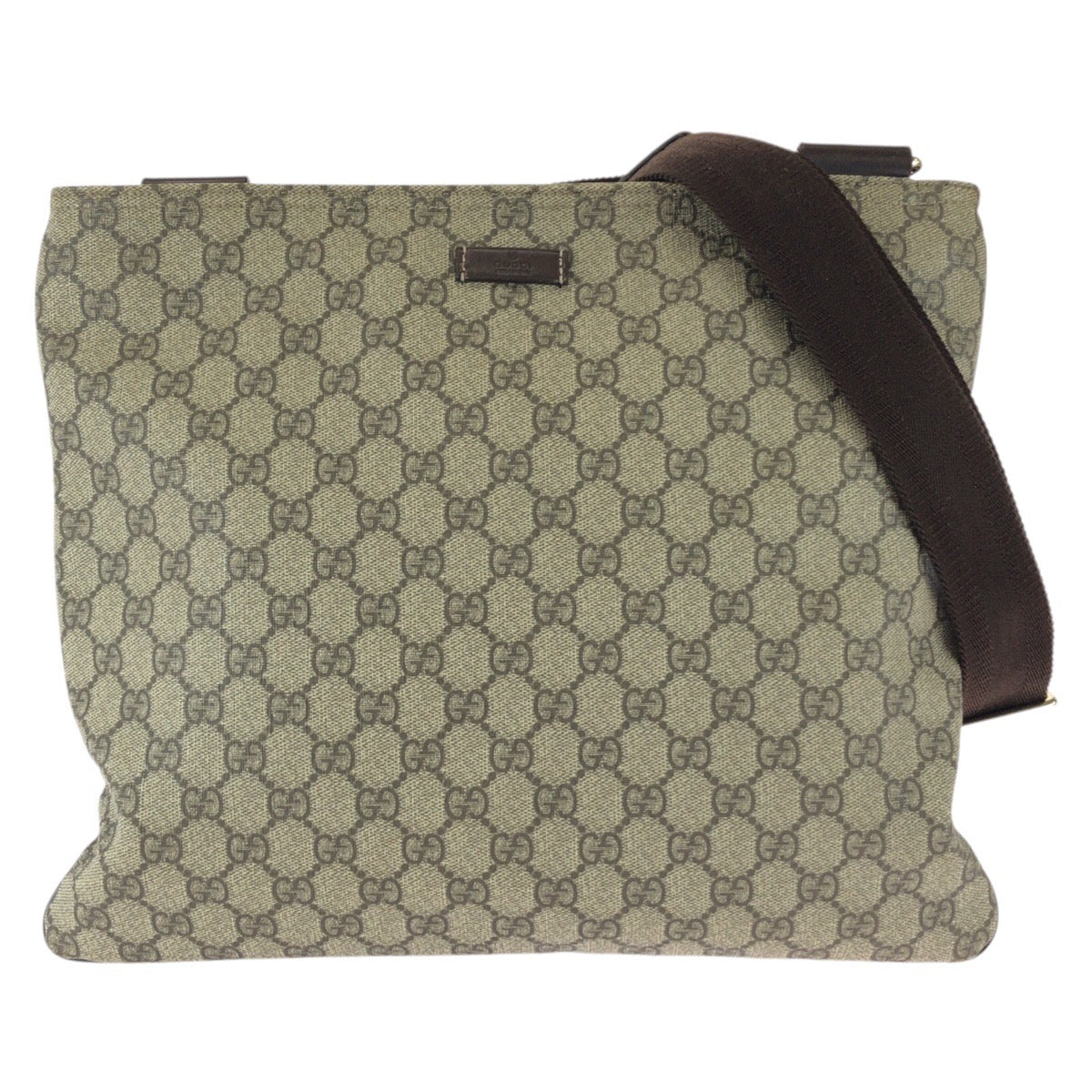 25940
GUCCI グッチ ベージュ ダークブラウン GGスプリームキャンバス 201446 ショルダーバッグ メッセンジャーバッグ レディース ABP35