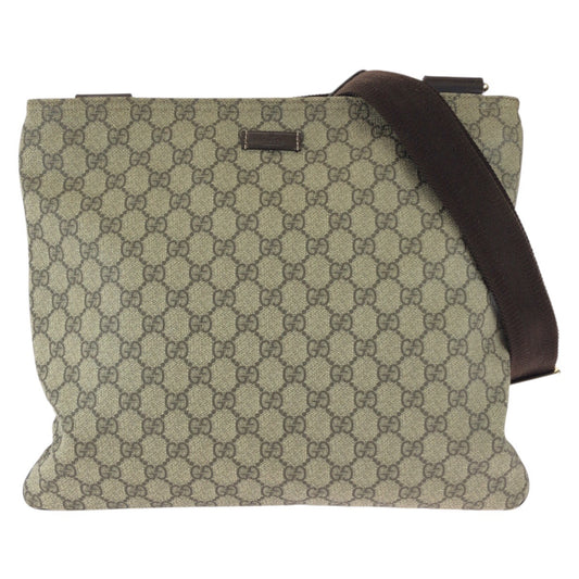 25940
GUCCI グッチ ベージュ ダークブラウン GGスプリームキャンバス 201446 ショルダーバッグ メッセンジャーバッグ レディース ABP35
