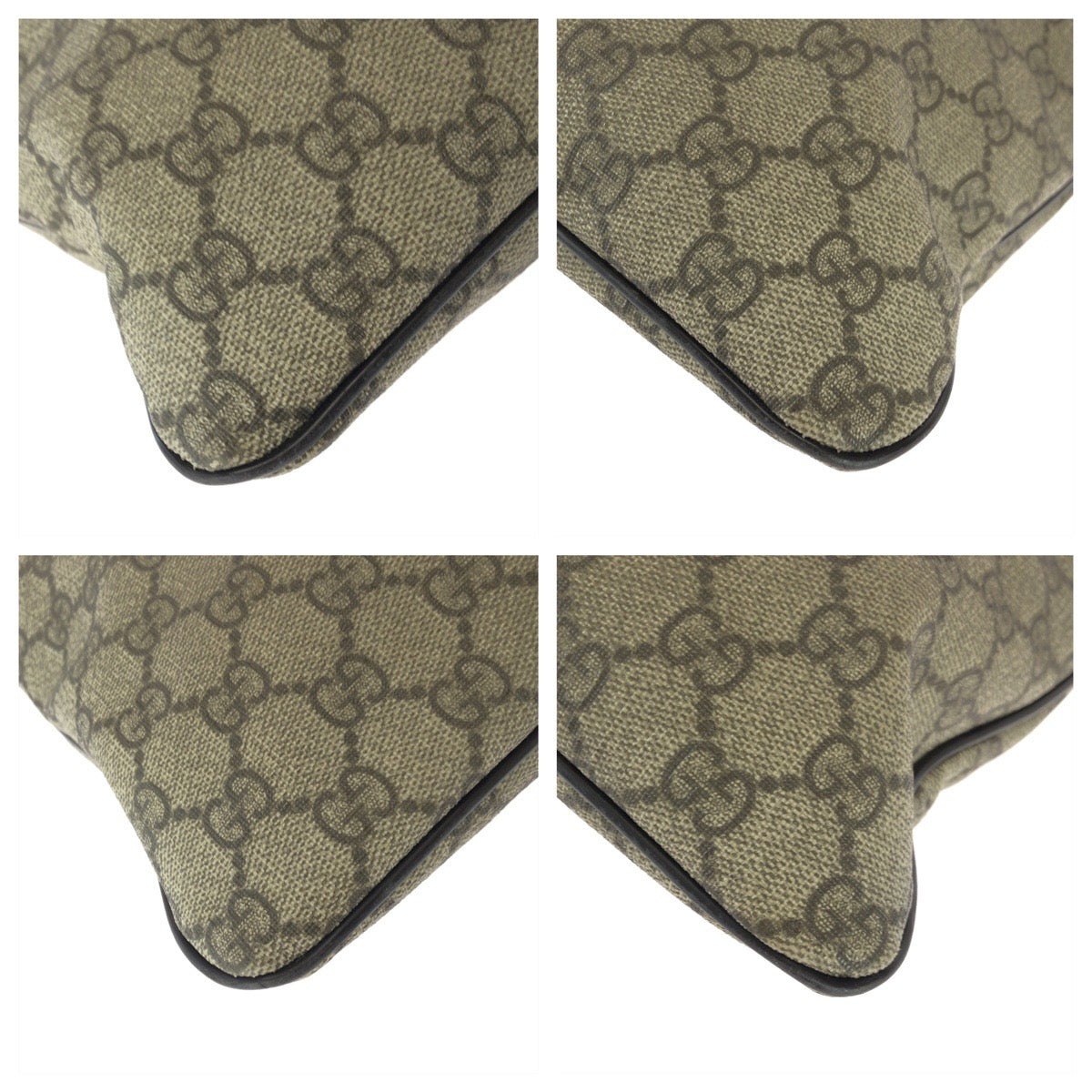 25940
GUCCI グッチ ベージュ ダークブラウン GGスプリームキャンバス 201446 ショルダーバッグ メッセンジャーバッグ レディース ABP35