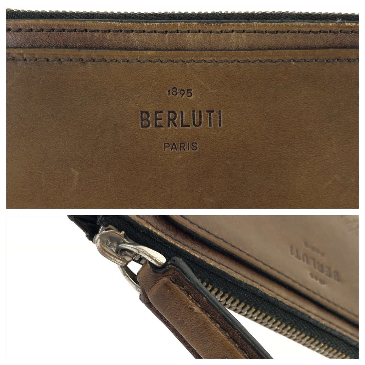 25942
Berluti ベルルッティ カリグラフィー ファサード エピュール ジップカードホルダー ブラウン ダークブラウン レザー コインケース フラグメン メンズ ABP37