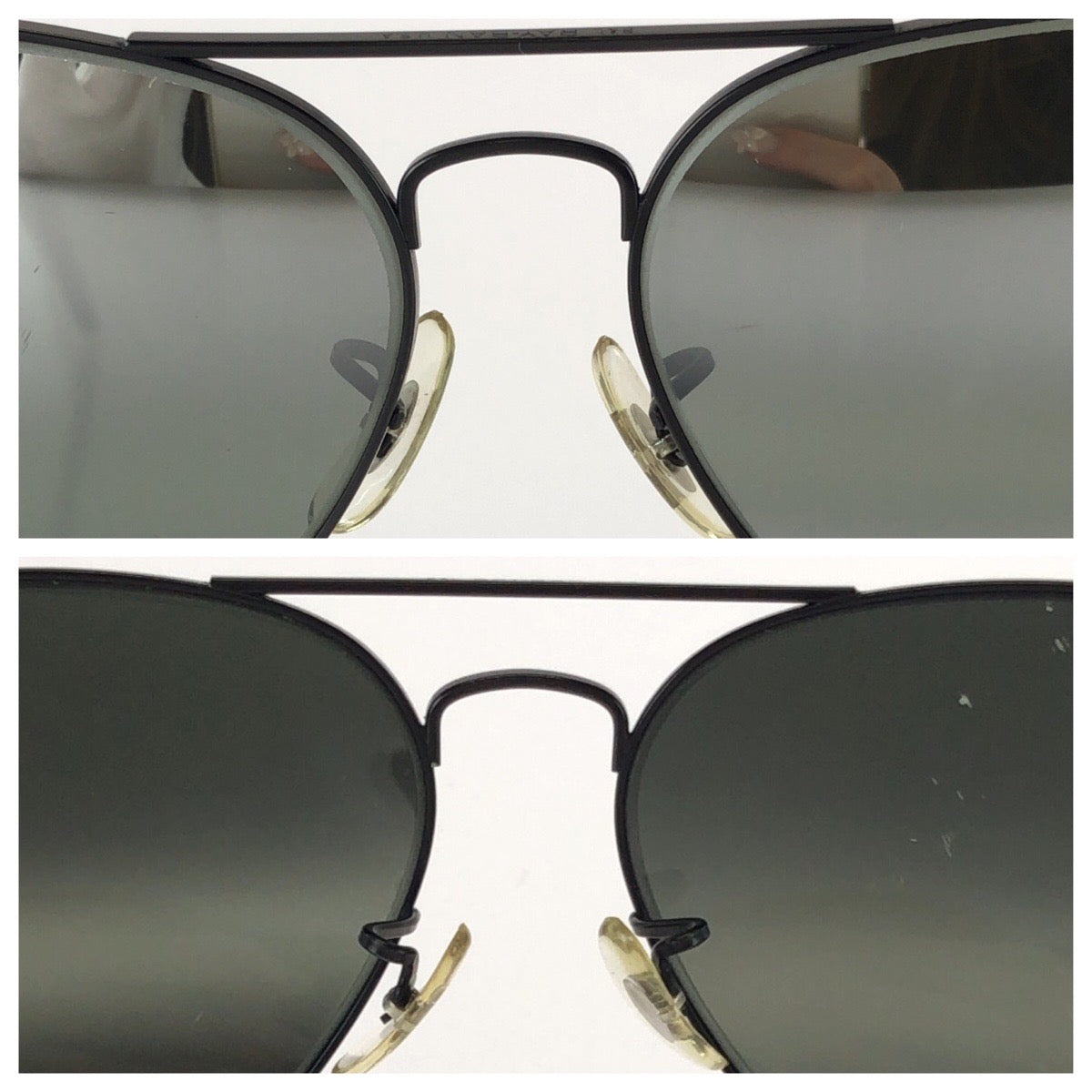 25945
Ray-Ban レイバン ボシュロム アビエーター シルバー ブラック メタル B&L サングラス 男女兼用 ティアドロップ レディース AB21