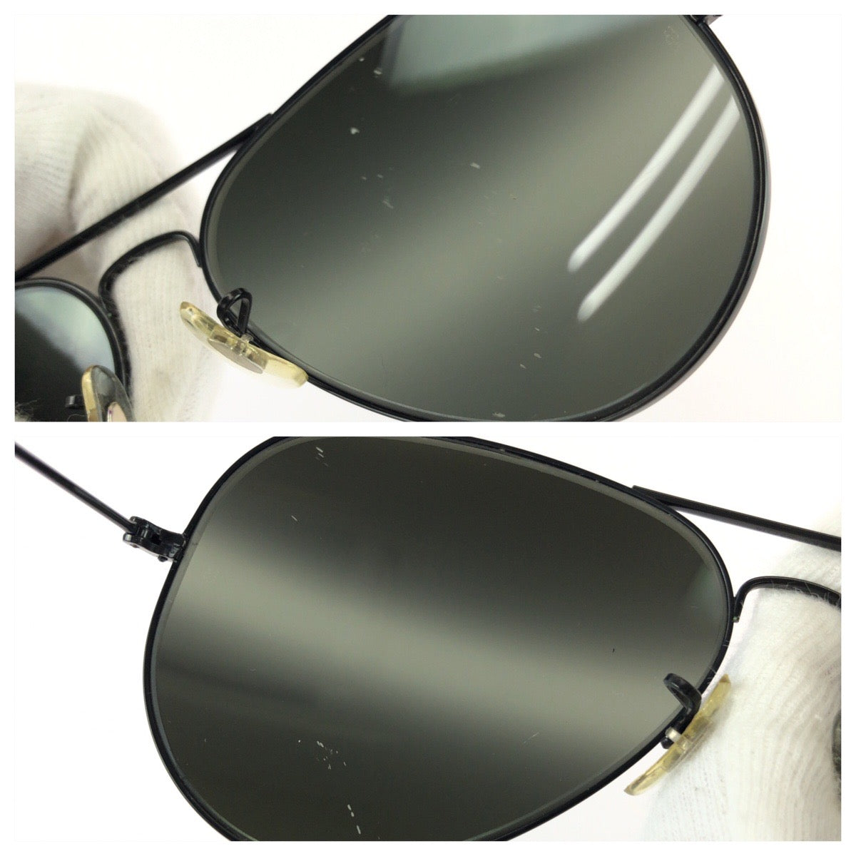 25945
Ray-Ban レイバン ボシュロム アビエーター シルバー ブラック メタル B&L サングラス 男女兼用 ティアドロップ レディース AB21