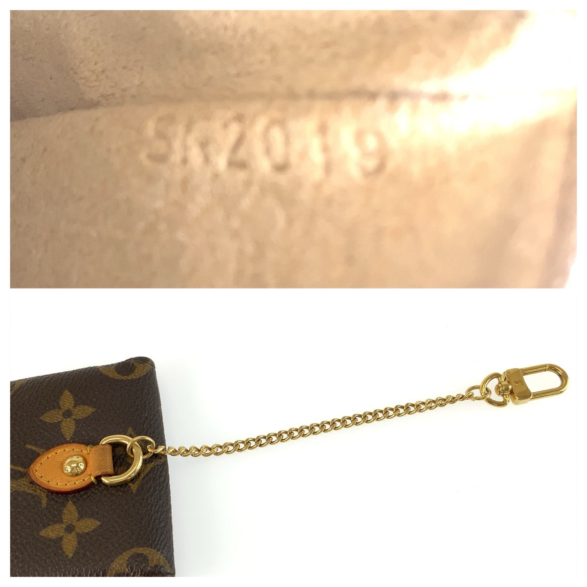 25948
LOUIS VUITTON ルイヴィトン モノグラム エテュイ テレフォンヌMM ブラウン ゴールド金具 PVC M66546 小物入れ マルチケース レディース ABP35
