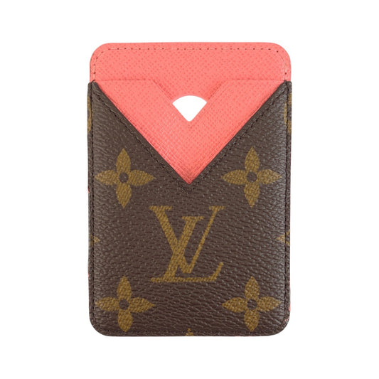 25952
LOUIS VUITTON ルイヴィトン モノグラム ポルト カルト マグネット ピンク ブラウン PVC M25660 カードケース MagSafe対応 レディース AB30