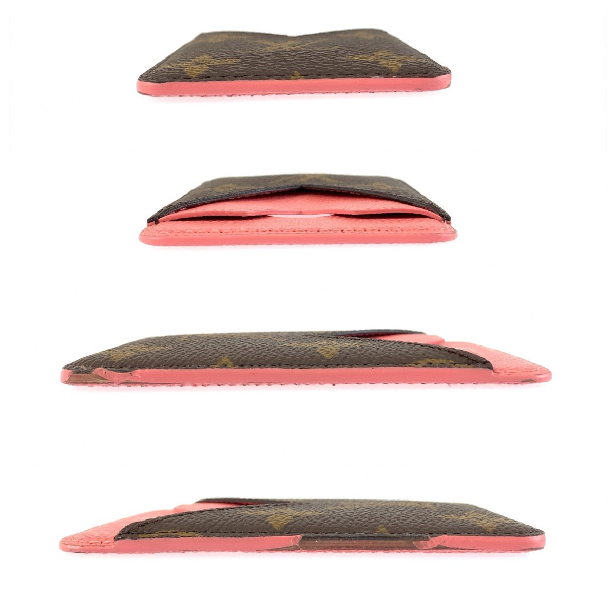 25952
LOUIS VUITTON ルイヴィトン モノグラム ポルト カルト マグネット ピンク ブラウン PVC M25660 カードケース MagSafe対応 レディース AB30