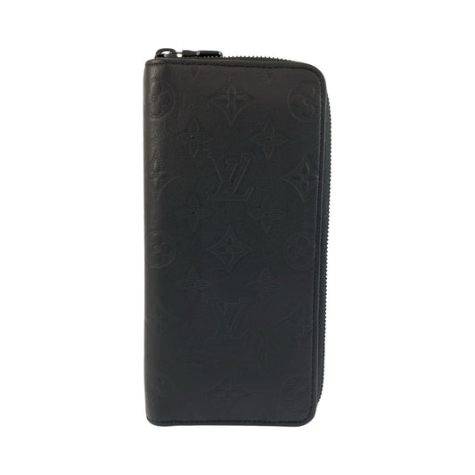 25953
LOUIS VUITTON ルイヴィトン モノグラムシャドウ ジッピーウォレットヴェルティカル ノワール ブラック レザー M62902 長財布 ロングウォレット メンズ A38