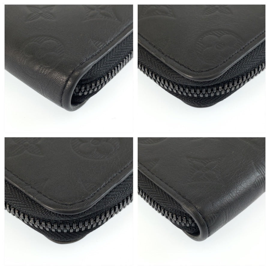 25953
LOUIS VUITTON ルイヴィトン モノグラムシャドウ ジッピーウォレットヴェルティカル ノワール ブラック レザー M62902 長財布 ロングウォレット メンズ A38