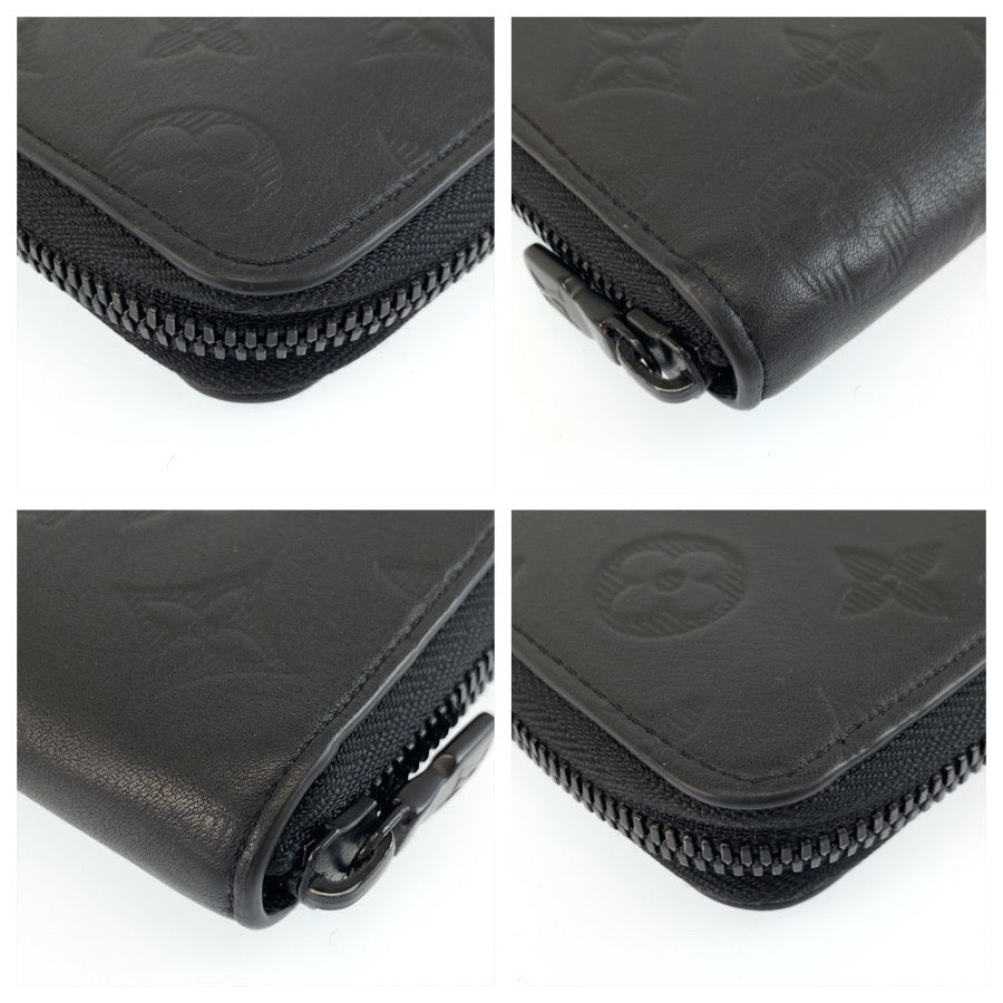 25953
LOUIS VUITTON ルイヴィトン モノグラムシャドウ ジッピーウォレットヴェルティカル ノワール ブラック レザー M62902 長財布 ロングウォレット メンズ A38