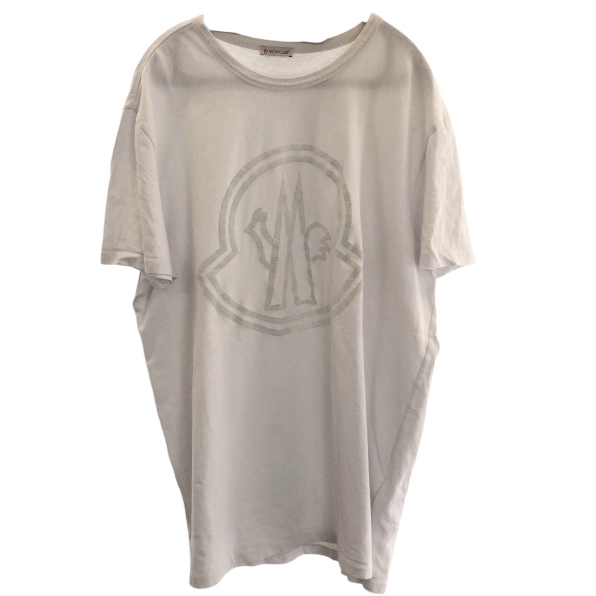 25955
MONCLER モンクレール アウトライン MAGLIA T-SHIRT サイズXXL ホワイト コットン F20918C74810 8390T 半袖Ｔシャツ カットソー メンズ AB160