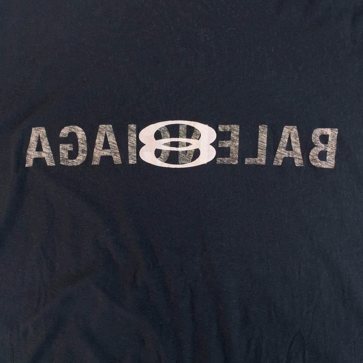 25958
BALENCIAGA バレンシアガ サイズ3 ブラック 黒 コットン 半袖Ｔシャツ メンズ B600