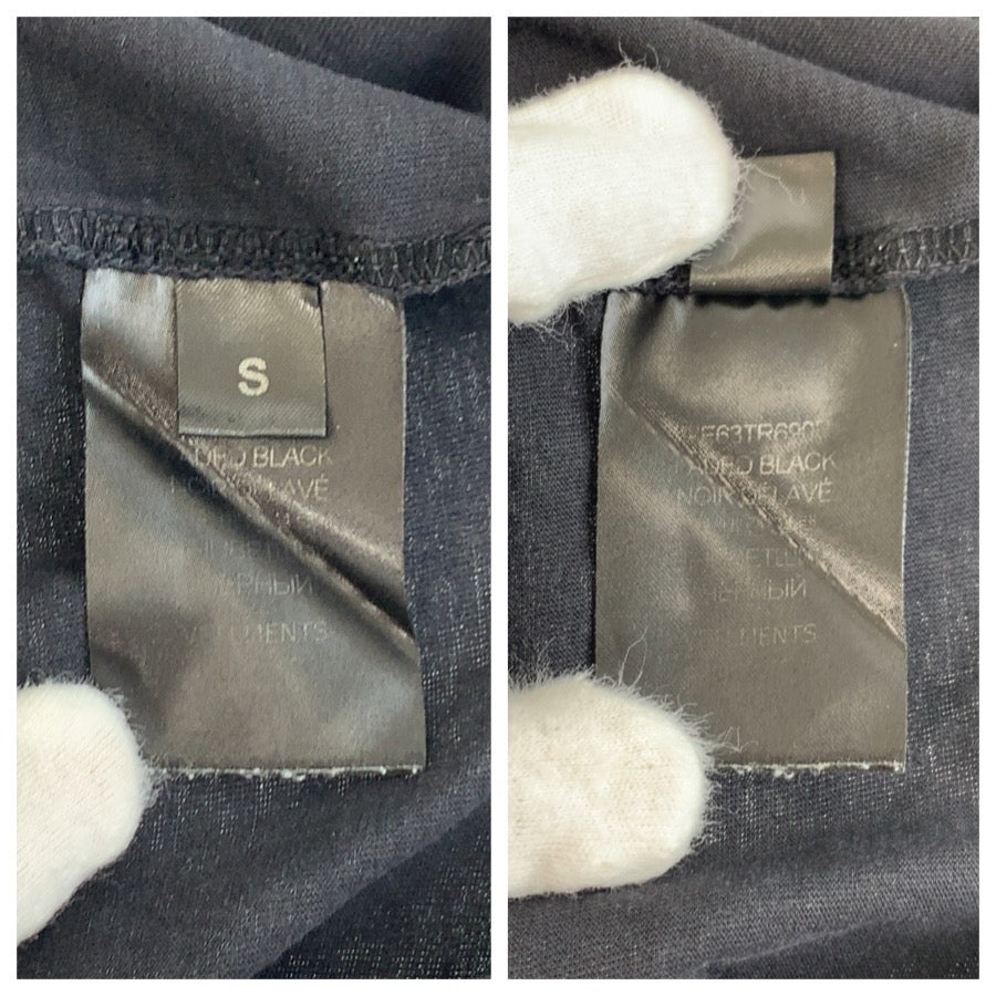 25960
VETEMENTS ヴェトモン MADE ON EARTH サイズS ブラック 黒 コットン 半袖Ｔシャツ クルーネック メンズ AB400