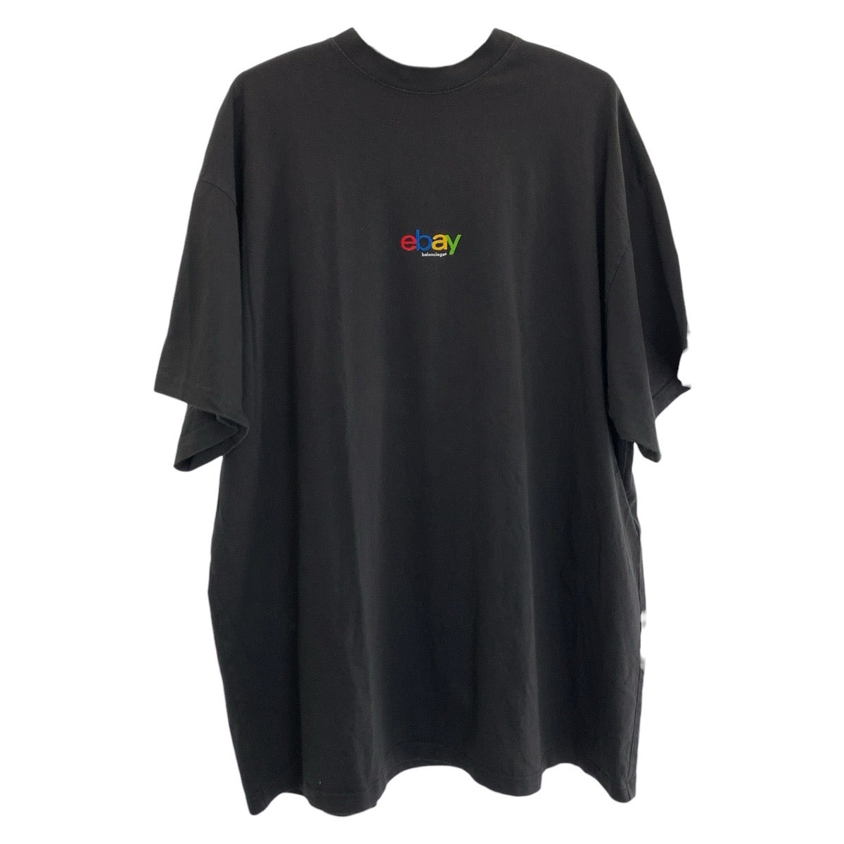 25962
BALENCIAGA バレンシアガ ebay サイズ5 ブラック 黒 コットン / ポリウレタン 半袖Tシャツ クルーネック メンズ ABP500