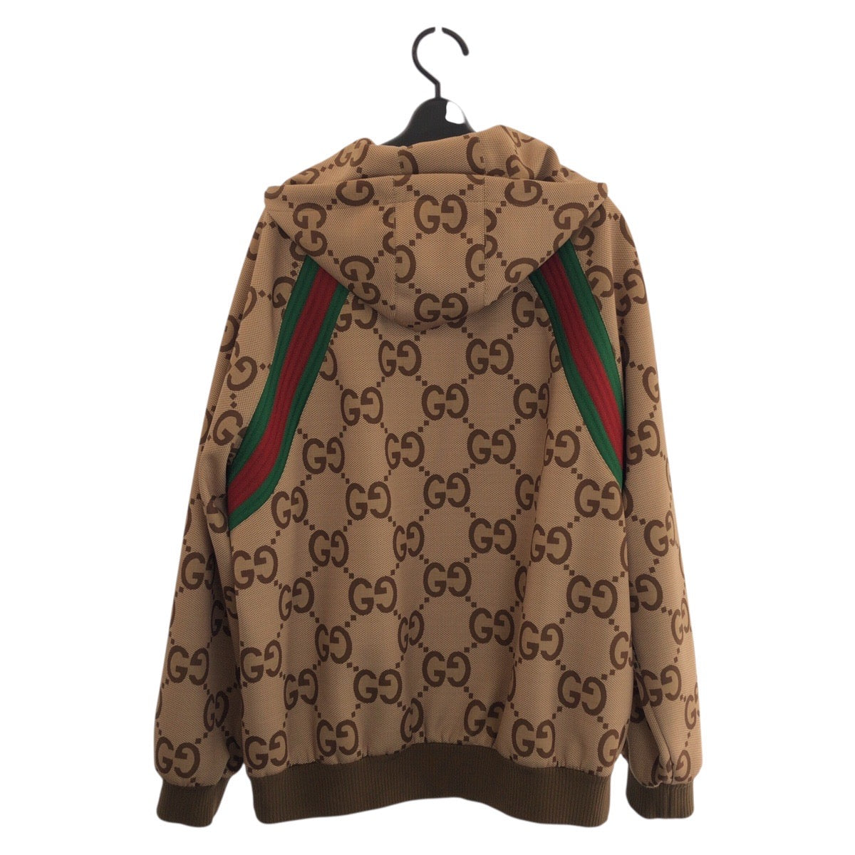 25964
GUCCI グッチ シェリーライン ジャンボGG サイズL ベージュ ブラウン ポリエステル 713974 ジャケット トラックジャケット メンズ ABP1800