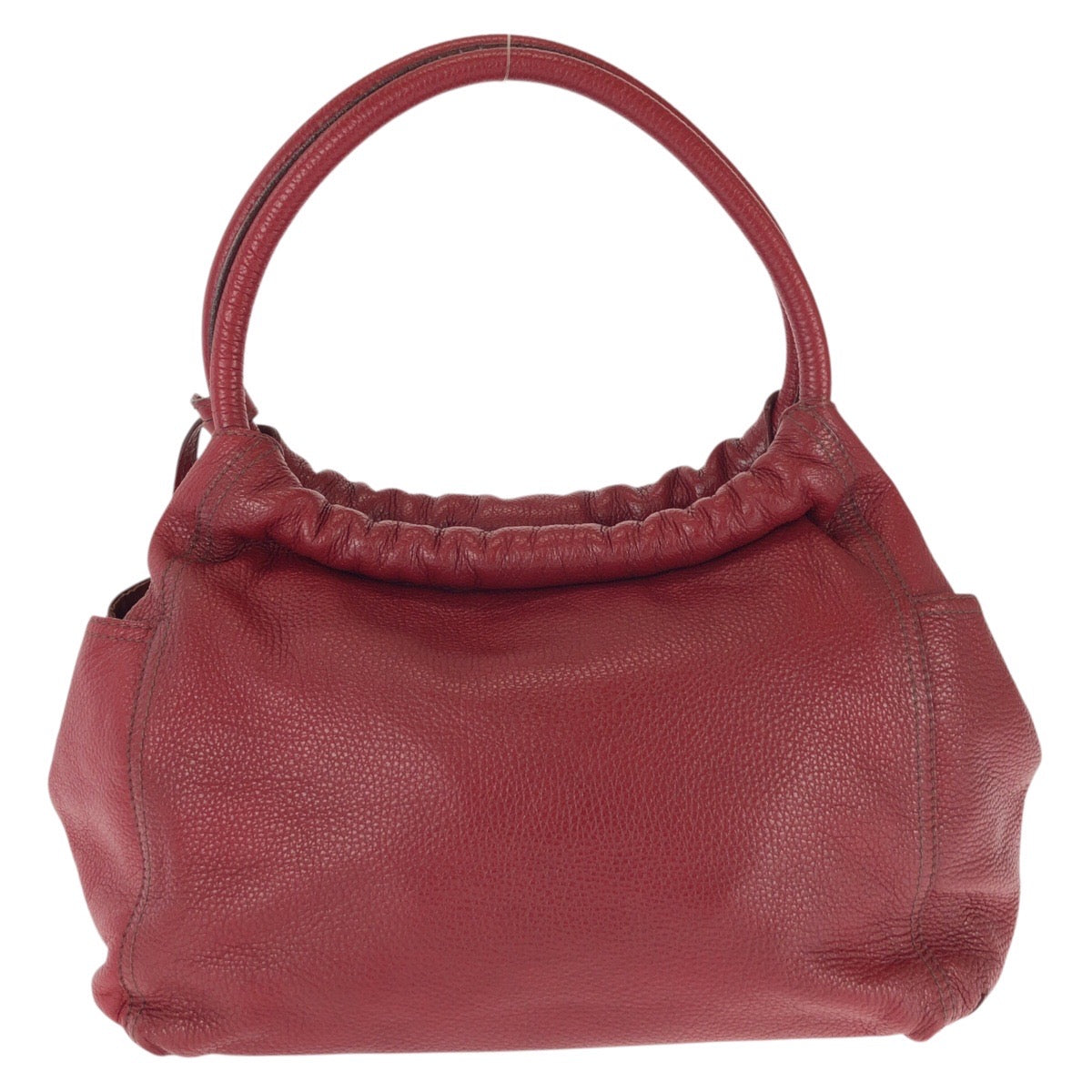 25970
Furla フルラ レッド シルバー金具 レザー トートバッグ ショルダーバッグ レディース AB3