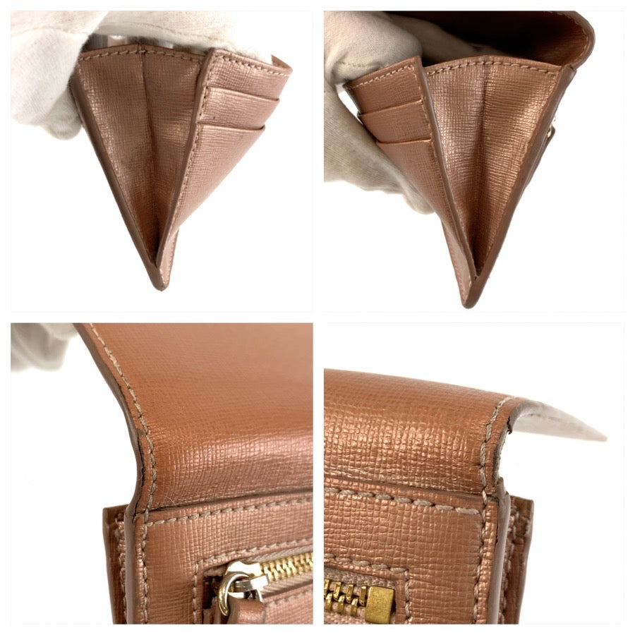 25971
Furla フルラ ピンク ゴールド金具 レザー 長財布 ロングウォレット レディース AB2