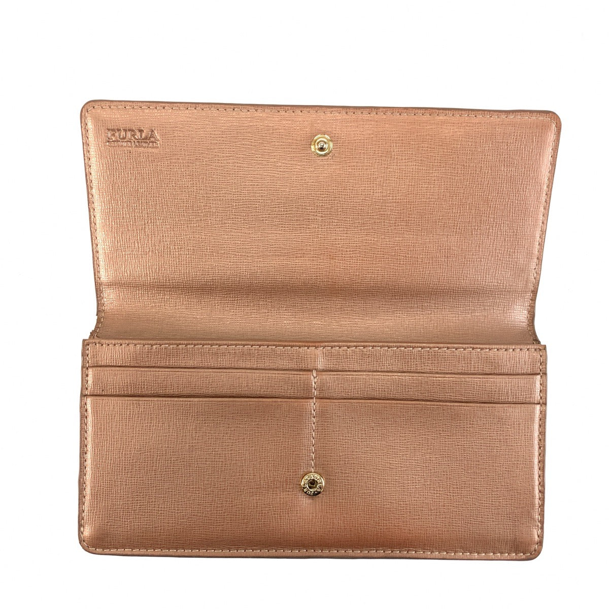 25971
Furla フルラ ピンク ゴールド金具 レザー 長財布 ロングウォレット レディース AB2