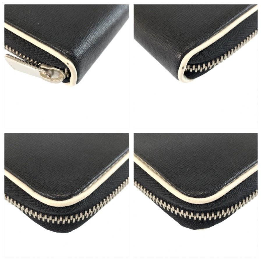25973
Furla フルラ ブラック 黒 シルバー金具 レザー 長財布 ロングウォレット レディース A4