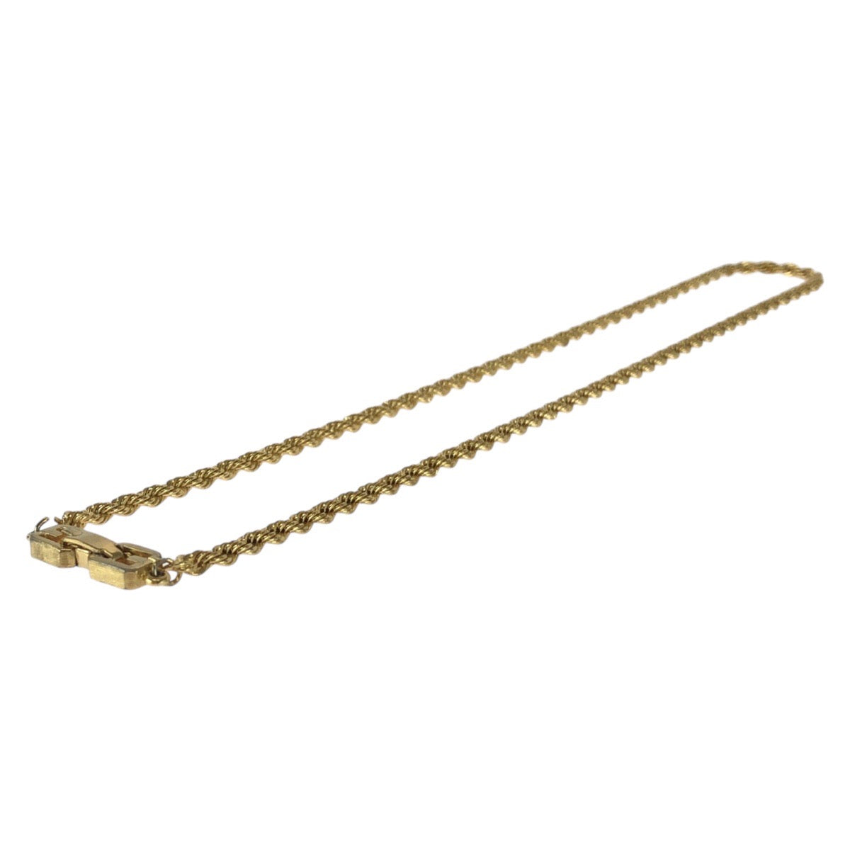 25977
Givenchy ジバンシー ヴィンテージ Gロゴ ゴールド メタル ネックレス レディース ABP9