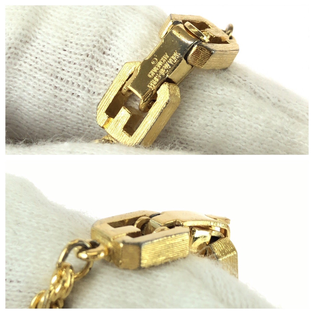 25977
Givenchy ジバンシー ヴィンテージ Gロゴ ゴールド メタル ネックレス レディース ABP9