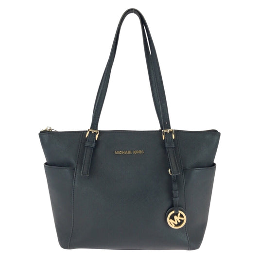 25980
Michael Kors マイケルコース セカンドライン JET SET ITEM EW TZ TOTE ダークネイビー ゴールド金具 レザー 30F2GTTT8L トートバッグ ショルダーバッグ レディース AB3