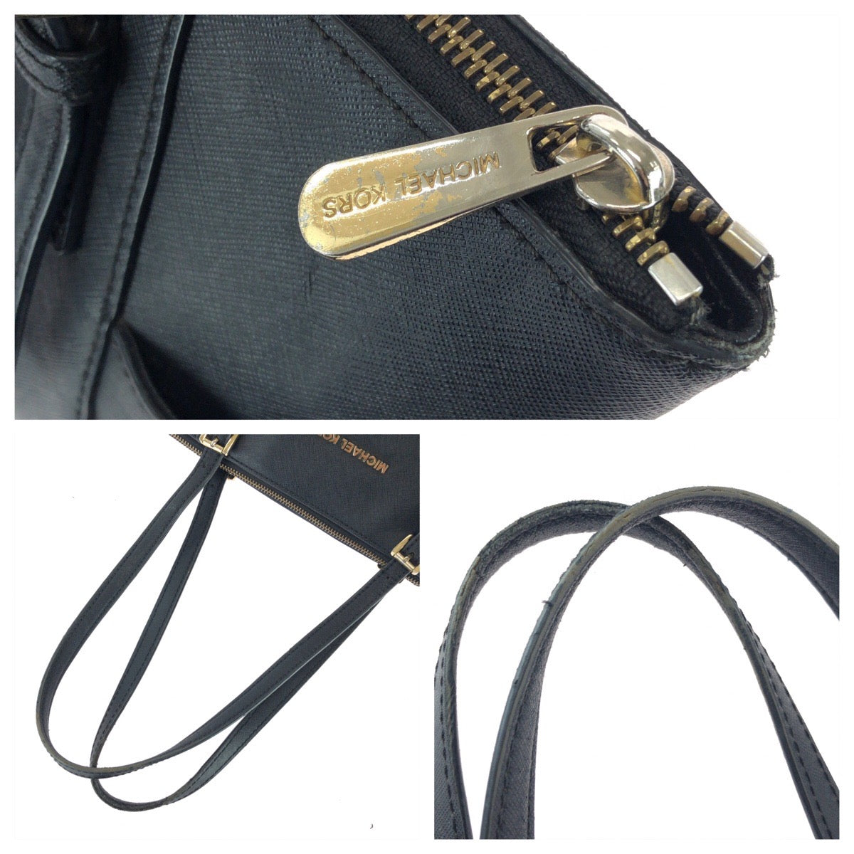 25980
Michael Kors マイケルコース セカンドライン JET SET ITEM EW TZ TOTE ダークネイビー ゴールド金具 レザー 30F2GTTT8L トートバッグ ショルダーバッグ レディース AB3