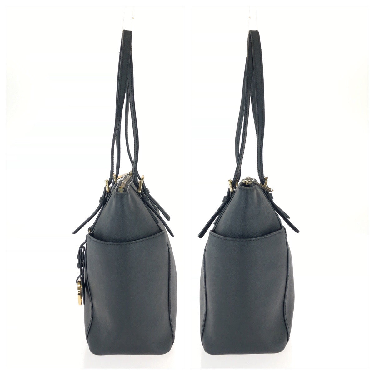 25980
Michael Kors マイケルコース セカンドライン JET SET ITEM EW TZ TOTE ダークネイビー ゴールド金具 レザー 30F2GTTT8L トートバッグ ショルダーバッグ レディース AB3