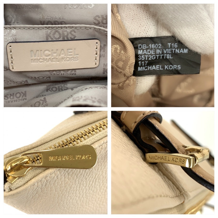 25987
Michael Kors マイケルコース ベージュ ゴールド金具 レザー 35T2GTTT8L トートバッグ ショルダーバッグ レディース ABP8