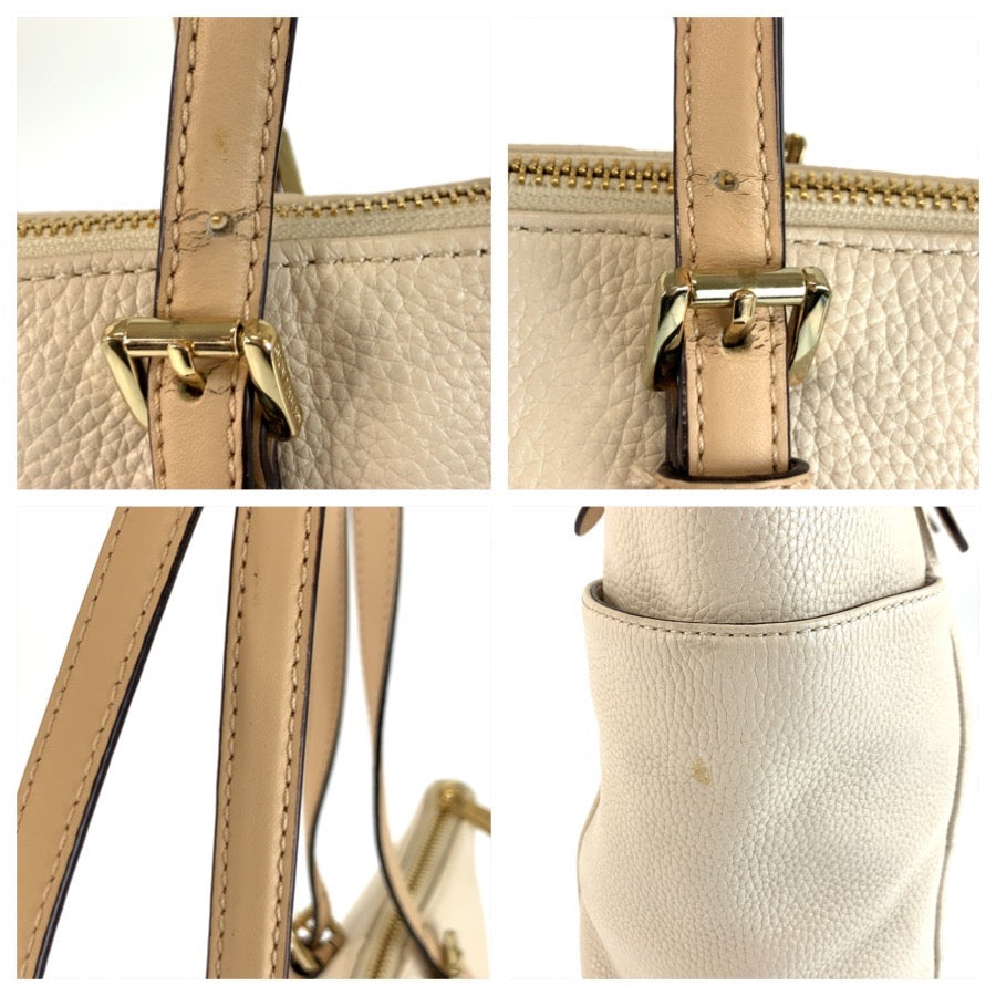 25987
Michael Kors マイケルコース ベージュ ゴールド金具 レザー 35T2GTTT8L トートバッグ ショルダーバッグ レディース ABP8