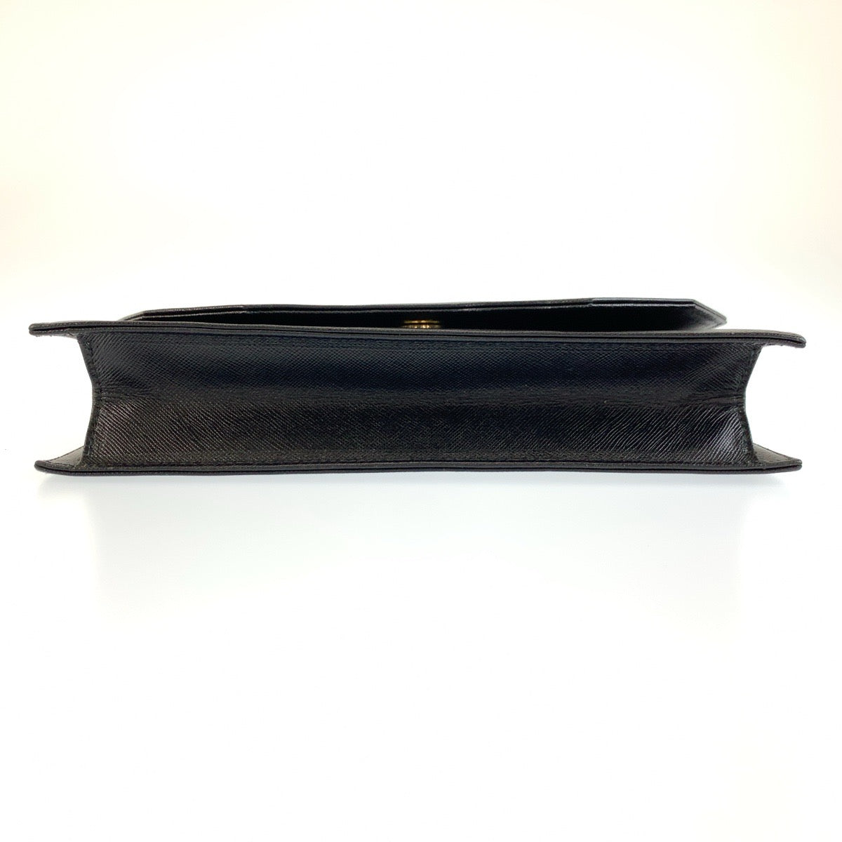 25991
YVES SAINT LAURENT イヴ サンローラン ヴィンテージ YSL ブラック 黒 レザー クラッチバッグ セカンドバッグ レディース A30