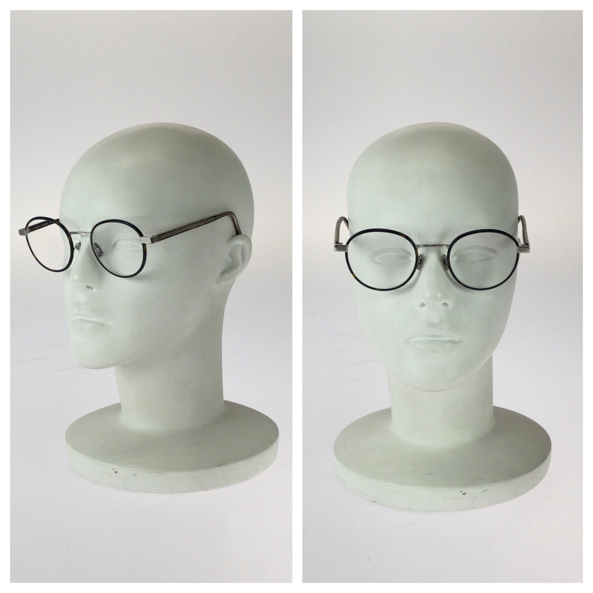 25992
SAINT LAURENT サンローラン ハバナ サイズ49□22-154 ブラウン シルバー金具 プラスチック / メタル SL 125 005 メガネ メガネフレームのみ レディース A14