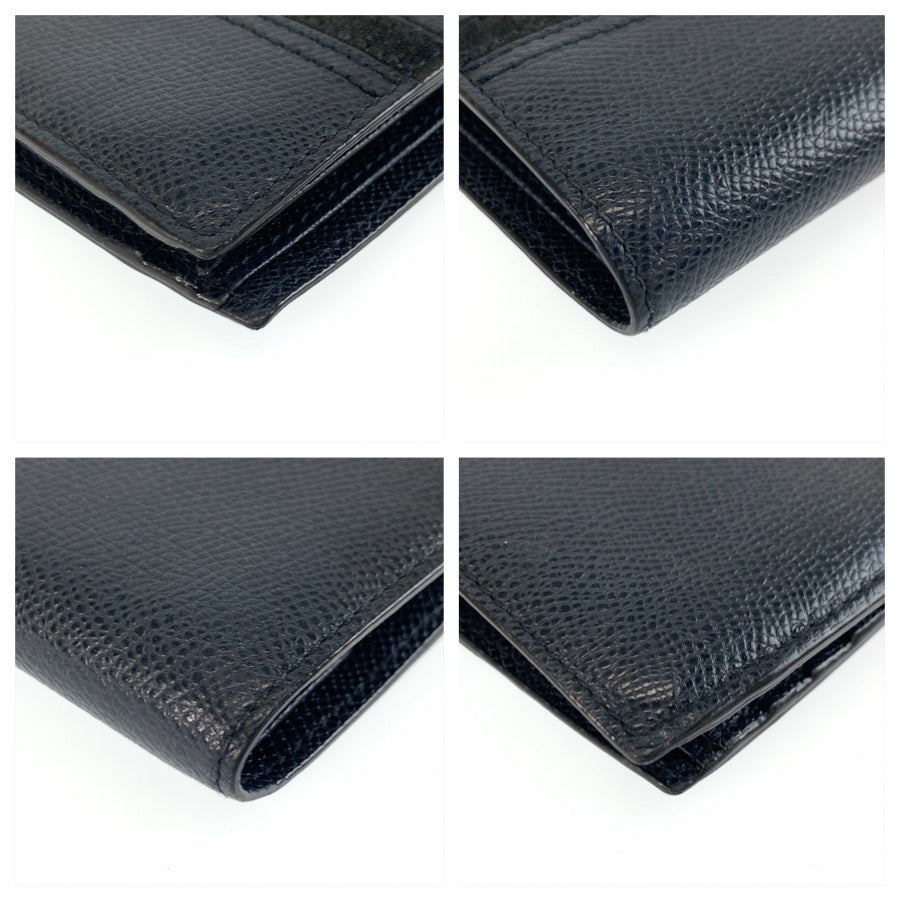 25999
BALLY バリー ネイビー シルバー金具 レザー 折り財布 コンパクトウォレット メンズ ABP9