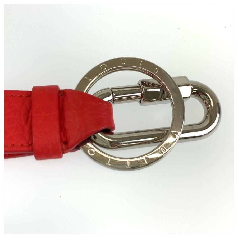 26000
LOUIS VUITTON ルイヴィトン ポルトクレ ドラゴンヌ レッド シルバー金具 レザー MP2364 キーホルダー キーリング メンズ A28