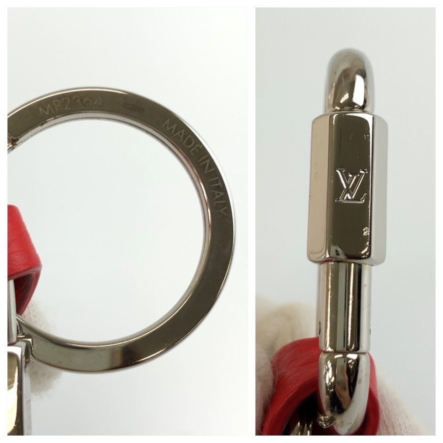 26000
LOUIS VUITTON ルイヴィトン ポルトクレ ドラゴンヌ レッド シルバー金具 レザー MP2364 キーホルダー キーリング メンズ A28