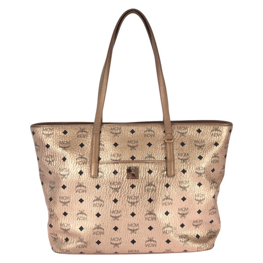 26001
MCM エム シー エム ヴィセトス Anya シャンパンゴールド ゴールド金具 PVC / レザー MWP9AVI41TC001 トートバッグ ショルダーバッグ レディース AB22