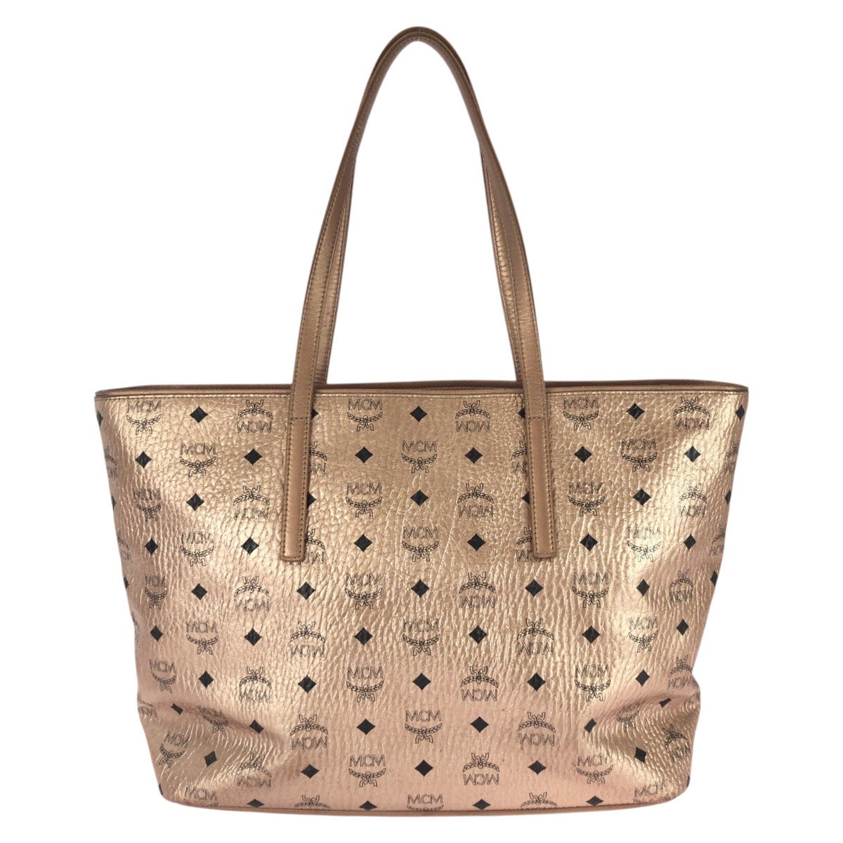 26001
MCM エム シー エム ヴィセトス Anya シャンパンゴールド ゴールド金具 PVC / レザー MWP9AVI41TC001 トートバッグ ショルダーバッグ レディース AB22