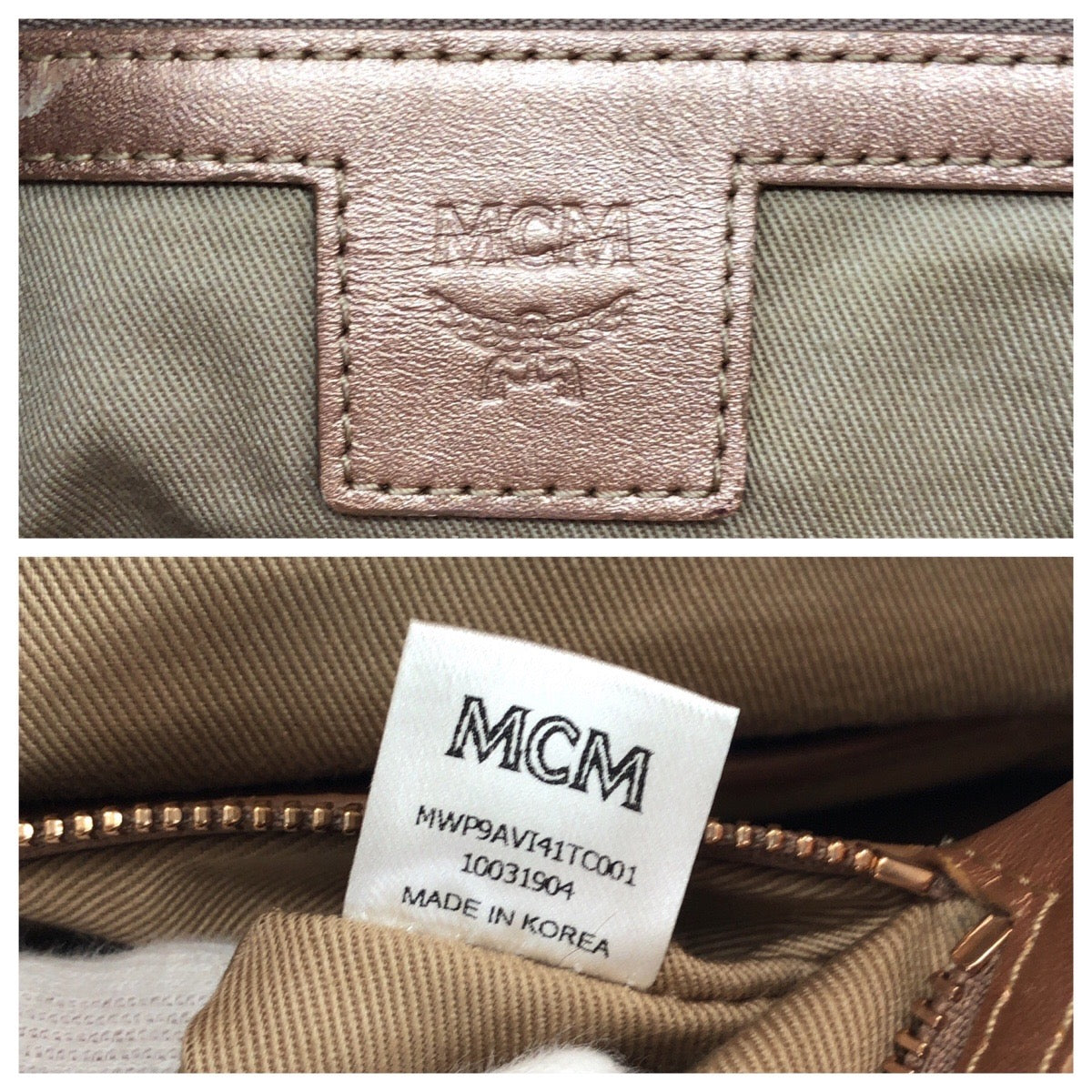 26001
MCM エム シー エム ヴィセトス Anya シャンパンゴールド ゴールド金具 PVC / レザー MWP9AVI41TC001 トートバッグ ショルダーバッグ レディース AB22