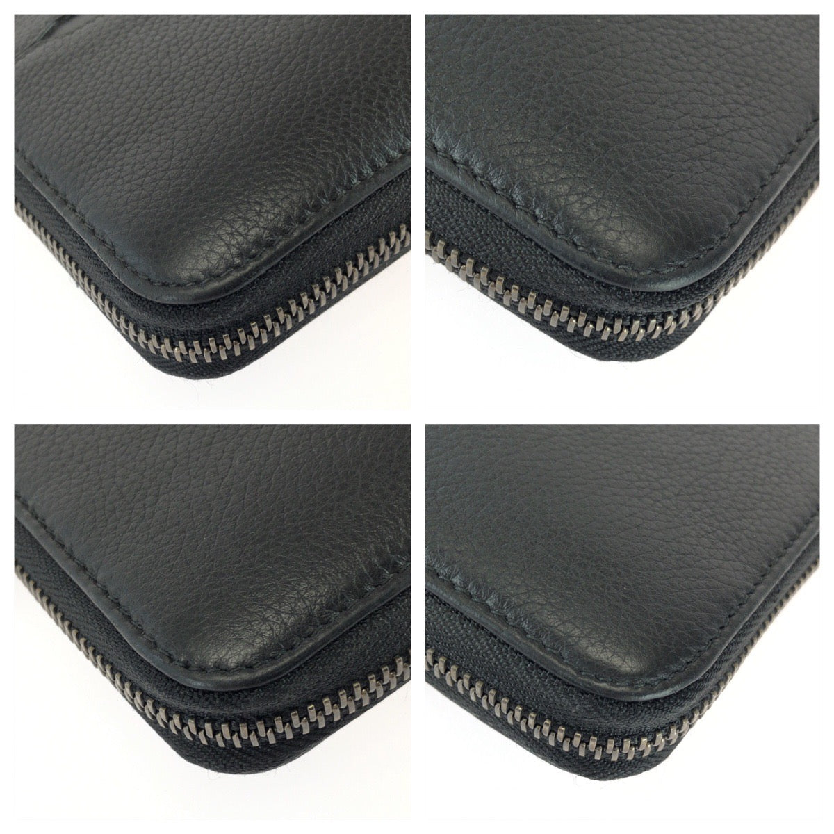 26003
BVLGARI ブルガリ OCTO ブラック 黒 レザー 長財布 ラウンドファスナー メンズ ABP21