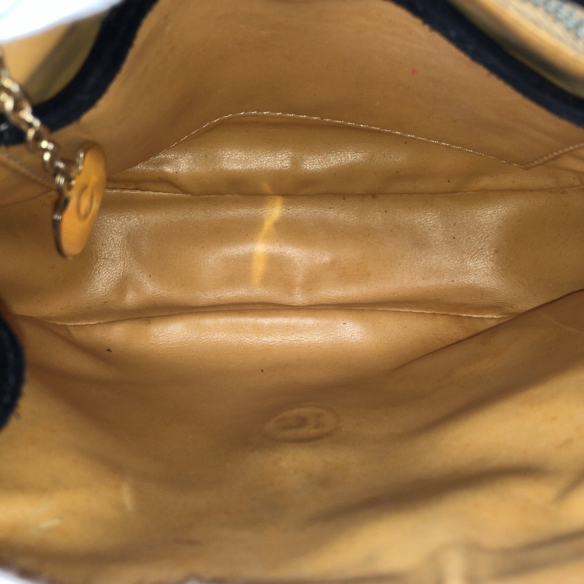 26005
CELINE セリーヌ ヴィンテージ スターボール ブラック 黒 ゴールド金具 スウェード ショルダーバッグ ポシェット レディース ABP42