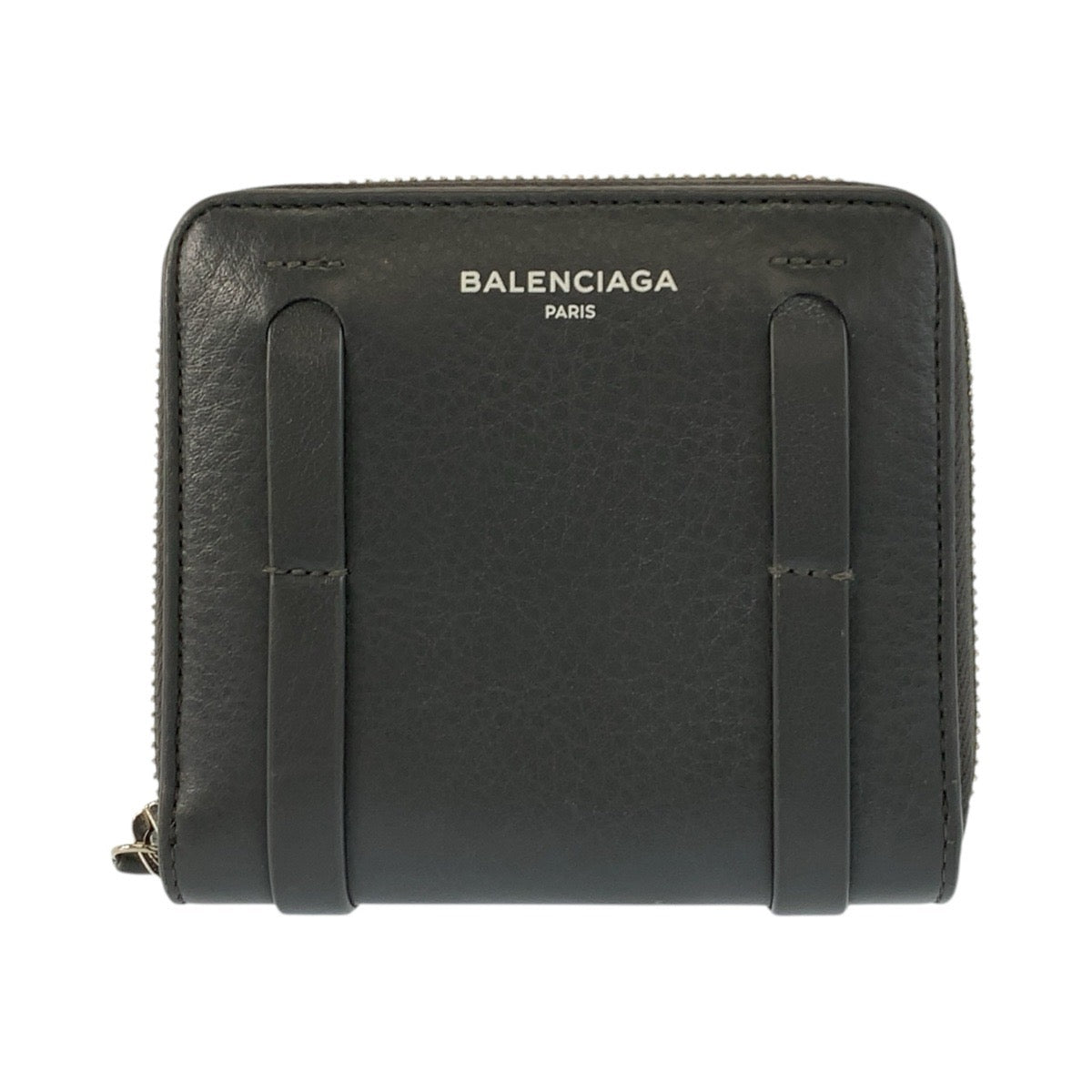 26007
BALENCIAGA バレンシアガ エブリデイ グレー シルバー金具 レザー 489801 コインケース 小銭入れ メンズ A21